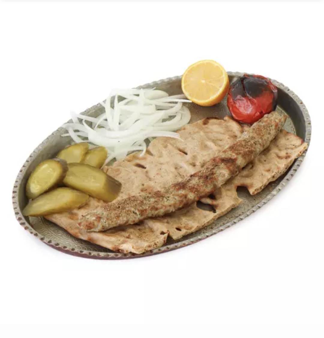 کوبیده بوقلمون با نان و درچین